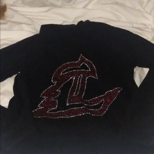 Louisville Long Sleeved Athletic Zip up